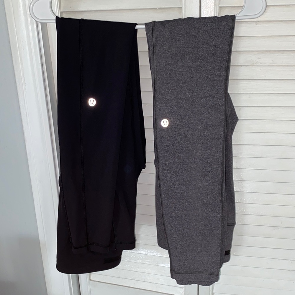 black lulu legging